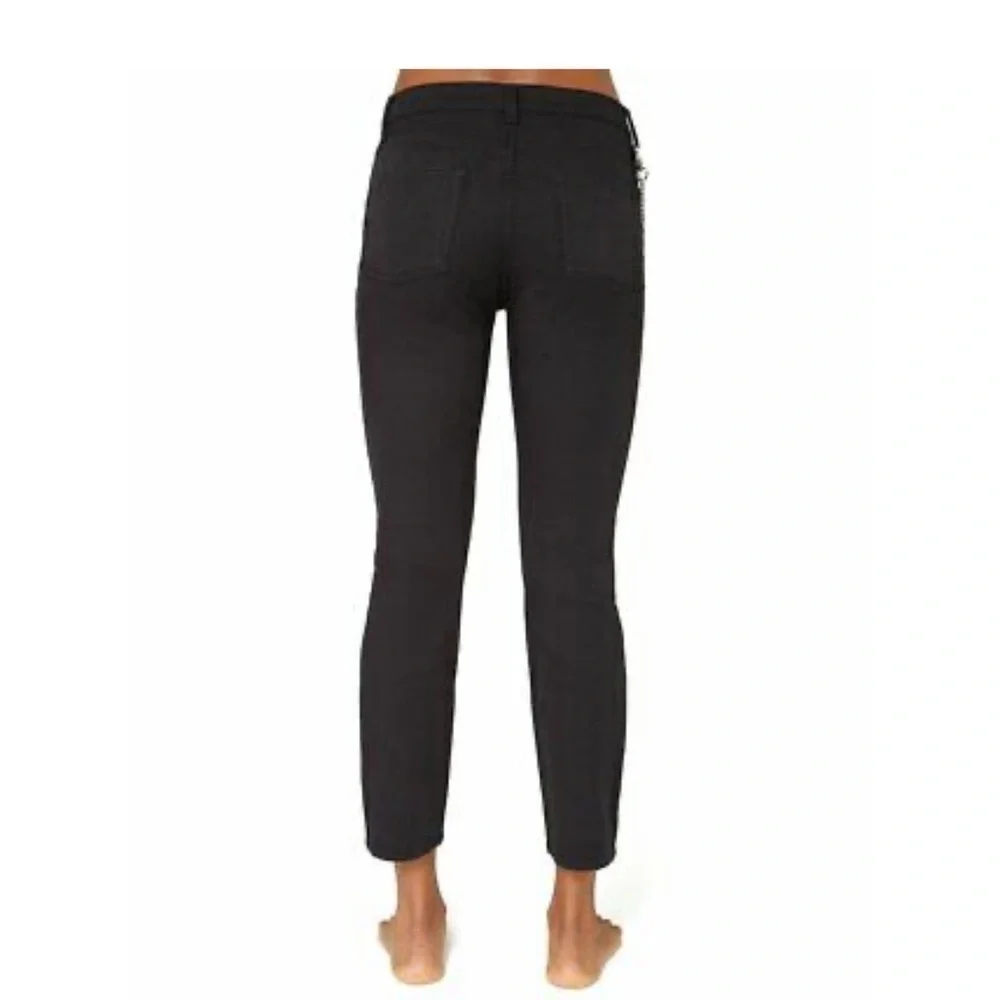 WeWoreWhat Rocker Low Rise Black Straight Leg Jeans NWT Size 26